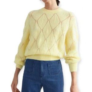 & Other Stories Alpaca & Wool Blend Yellow Sweater